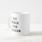 Die vrouw uit de Mok van Michigan Coffee (Voorkant links)