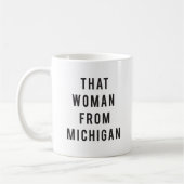 Die vrouw uit de Mok van Michigan Coffee (Links)