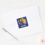 Die vrouw uit Michigan Gretchen Whitmer Vierkante Sticker (Envelop)