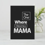 Die waar ik een mama moeder cadeau word kaart (Staand voorkant)