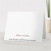 "Die waar we van houden gaan niet weg" groot Kaart (Achterkant)