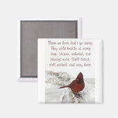 "Die waar we van houden gaan niet weg" Magneet (Voorkant / Achterkant)