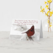 "Die waar we van houden gaan niet weg" standaard Kaart (Gele Bloem)