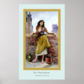 Die Wasserträgerin ~ Eugene de Blass Poster (Voorkant)