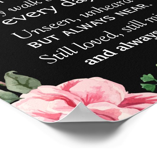 Die we houden niet van een bruiloft-herdenkingstek poster (Hoek)