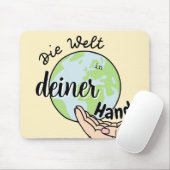 Die Welt in deiner Hand Muismat (Met muis)
