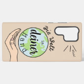 Die Welt in deiner Hand Samsung Galaxy Hoesje (Achterkant horizontaal)