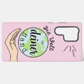 Die Welt in deiner Hand Samsung Galaxy Hoesje (Achterkant horizontaal)