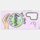 Die Welt in deiner Hand Samsung Galaxy Hoesje (Achterkant horizontaal)