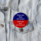 Die \Who werkt voegen zich bij Unies Ronde Button 7,6 Cm (In situ)