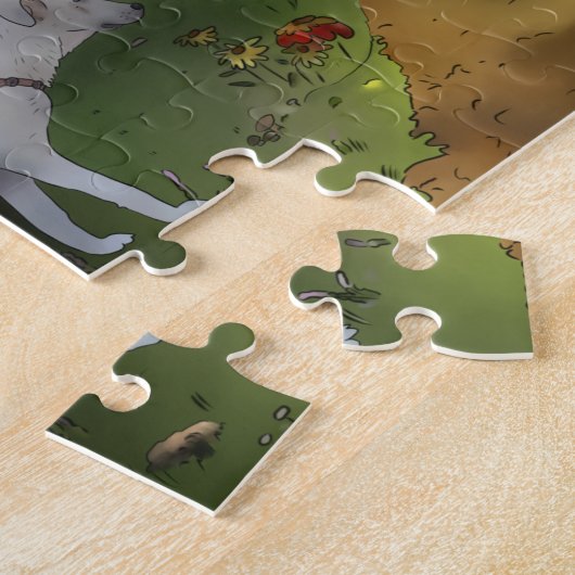 Die Wikingerin Legpuzzel (Zijkant)