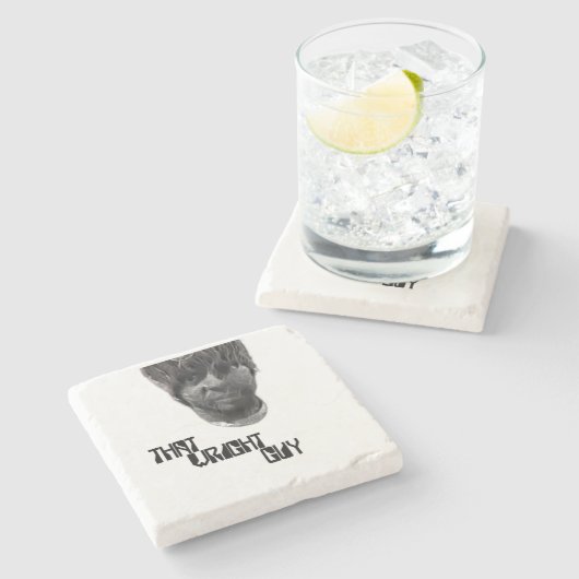 Die Wright-man Stenen Onderzetter (Zijkant)