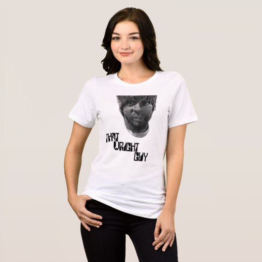 Die Wright-man Tri-Blend Shirt (Voorkant volledig)