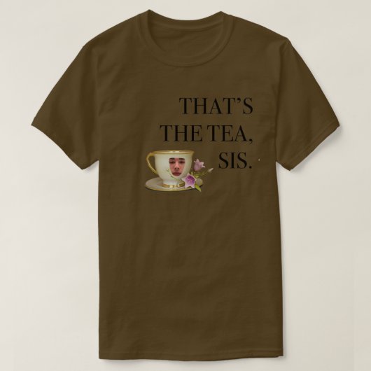 die x27s de thee sis 7 t-shirt (Design voorkant)