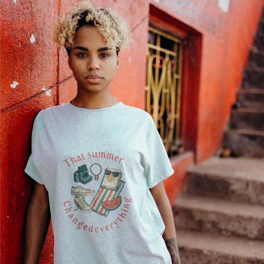 Die zomer heeft alles veranderd Tri-Blend shirt