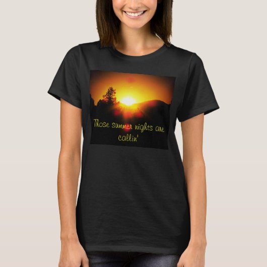 Die zomeravonden! t-shirt (Voorkant)