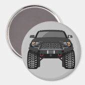 die zwartwit magneet (Voorkant / Achterkant)