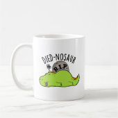 Died-nosaur Grappige Dinosaurus Puns Koffiemok (Links)