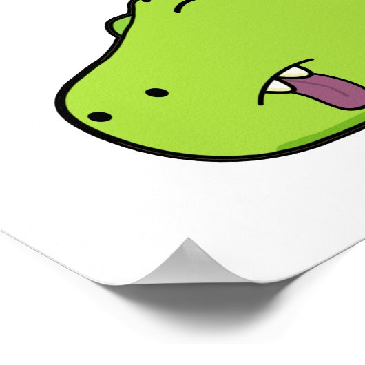 Died-nosaur Grappige Dinosaurus Puns Poster (Hoek)