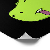 Died-nosaurus Grappige Dinosaurus Woordspelingen D Poster (Hoek)