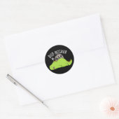 Died-nosaurus Grappige Dinosaurus Woordspelingen D Ronde Sticker (Envelop)