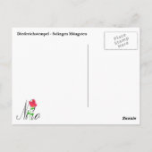 Diederichstempel Briefkaart (Achterkant)