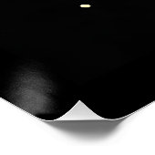 Dieet begint morgen - Retro speelse pootafdruk Perfect Poster (Hoek)