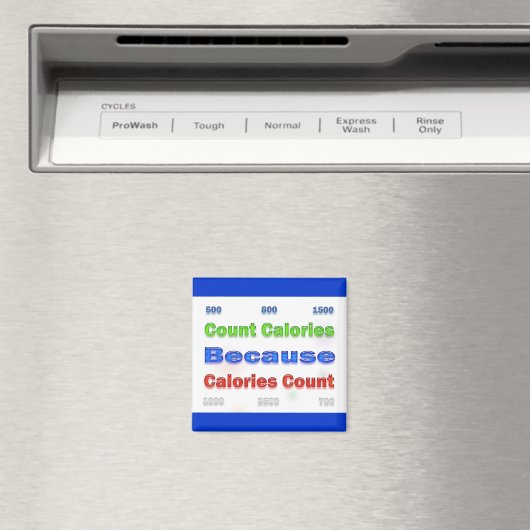 Dieet en Gewichtsverlies Aantal Calorieën Magneet (Insitu (Vaatwasser))