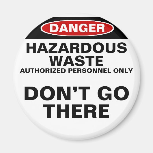 Dieet Gevaar koelkast magneet (Voorkant)