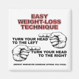 Dieet Gewicht-verlies Grappige Koelkast Magnet