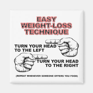 Dieet Gewicht-verlies Grappige Koelkast Magnet