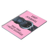 Dieet Journaal, Deze Keren Meen Ik Het Zakelijk Be Notitieboek (Linkerzijde)