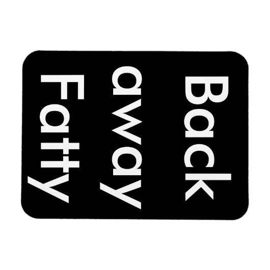 Dieet koelkast magneet (Horizontaal)