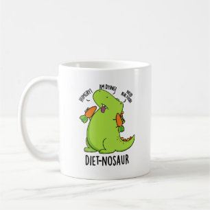 Dieet-nosaur Grappige Dinosaurus Puns Koffiemok