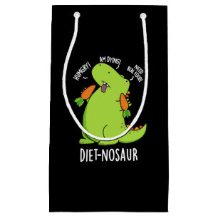 Dieet-nosaurus Grappige Dinosaurus Woordgrapjes Do Klein Cadeauzakje