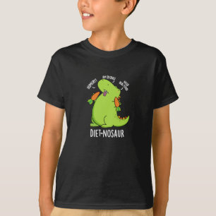 Dieet-nosaurus Grappige Dinosaurus Woordspelingen  T-shirt