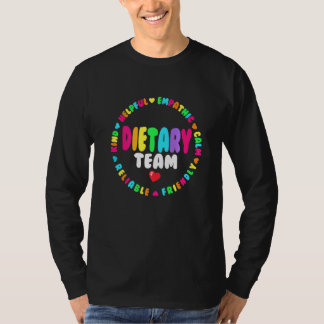 Dieet Team Waarderingsweek zorg Diëtist T-shirt