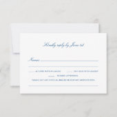 Dieetbeperkingen RSVP-kaart - Deer Isle Maine RSVP Kaartje (Voorkant)