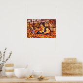 “Dieetdroombeelden” – Een portret van zelfbedrog Poster (Keuken)