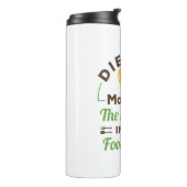 Dieetmanager de belangrijkste schakel in de voedse thermosbeker (Gedraaid links)