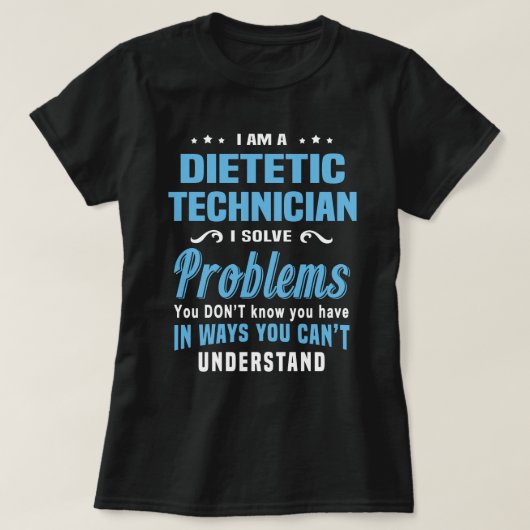 Dieettechnicus T-shirt (Design voorkant)