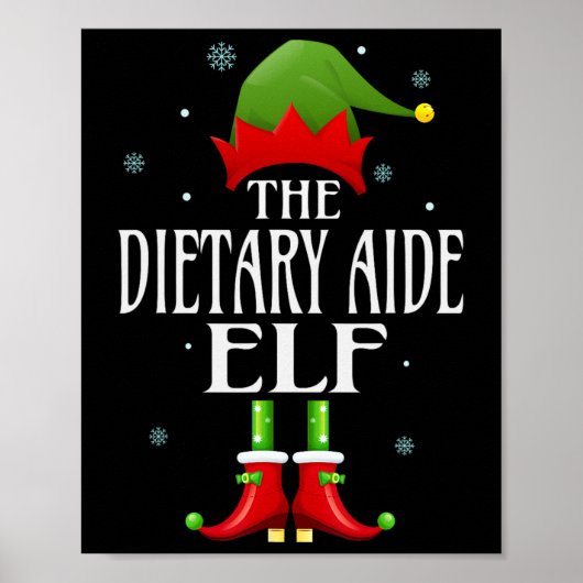 Dieetvoeding: Elf Xmas Funny Family Matching Chris Poster (Voorkant)