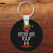 Dieetvoeding: Elf Xmas Funny Family Matching Chris Sleutelhanger (Voorkant)
