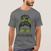 Dieetvoeding Vrouwen Bun St Patrick's Day Sham T-shirt (Voorkant)