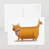 Dieetvrije kat briefkaart (Voorkant / Achterkant)