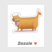 Dieetvrije kat sticker (Vel)