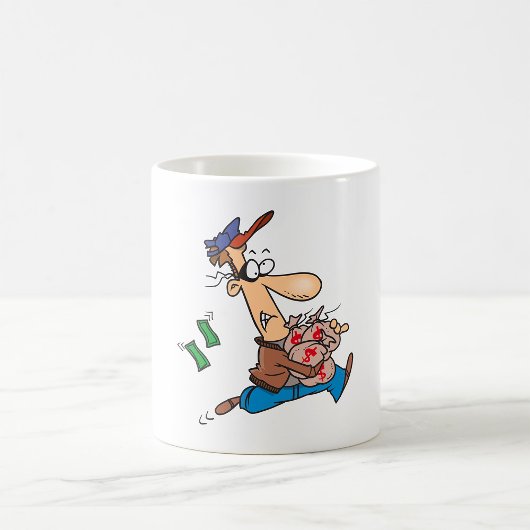 Dief Geld Stelen Koffiemok