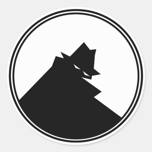 DIEF RONDE STICKER (Voorkant)