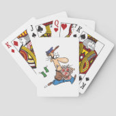 Dief steelt geld met kaarten (Achterkant)