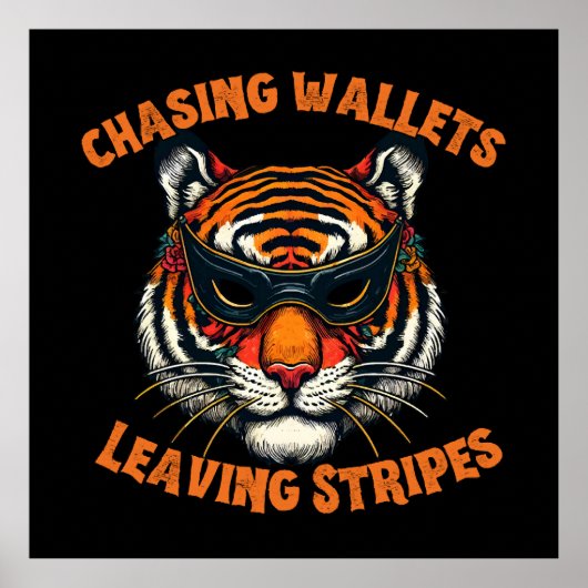 Dief tijger poster (Voorkant)